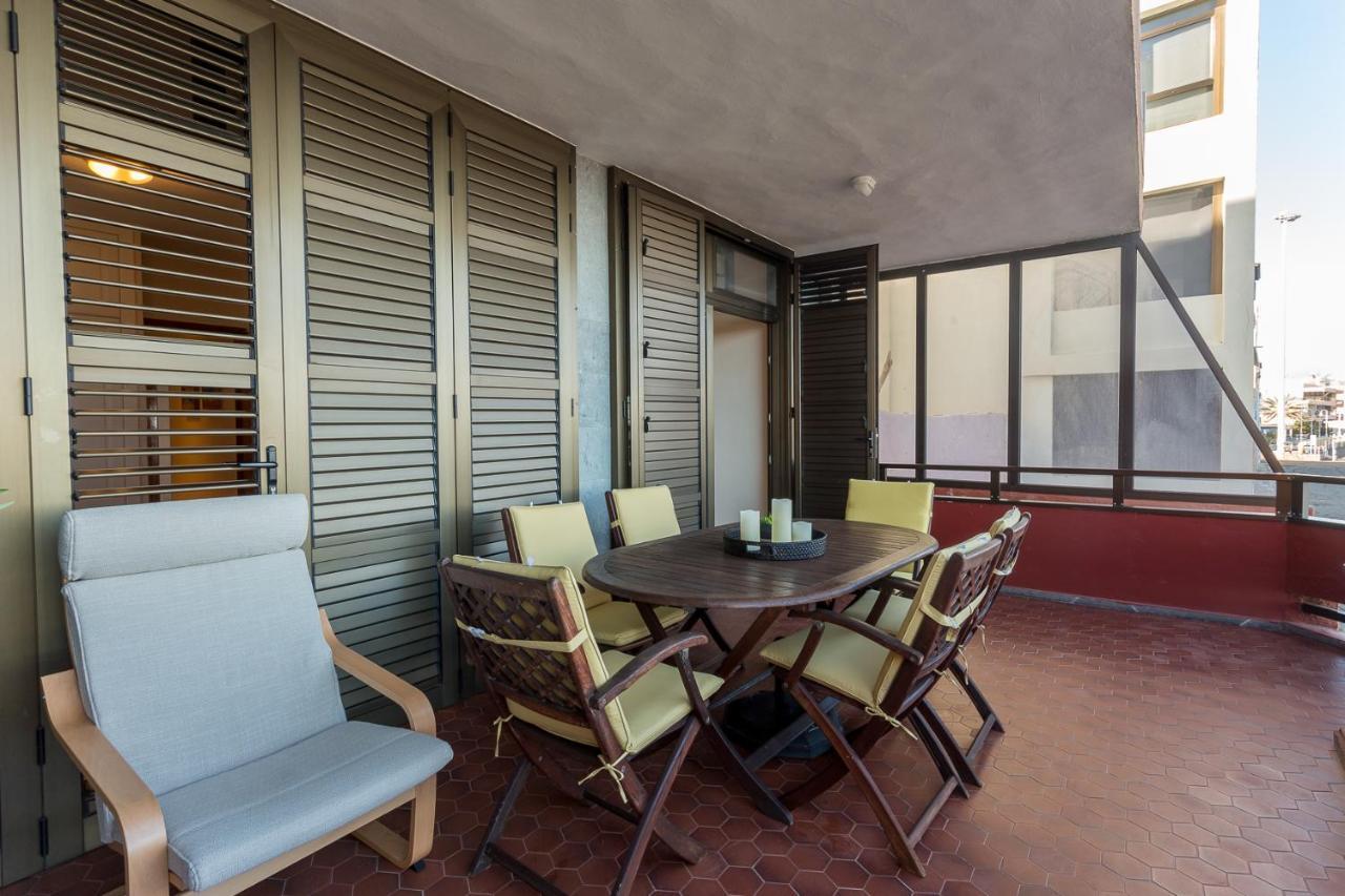 Front Line Beach With Fantastic Terrace. 特尔德 外观 照片