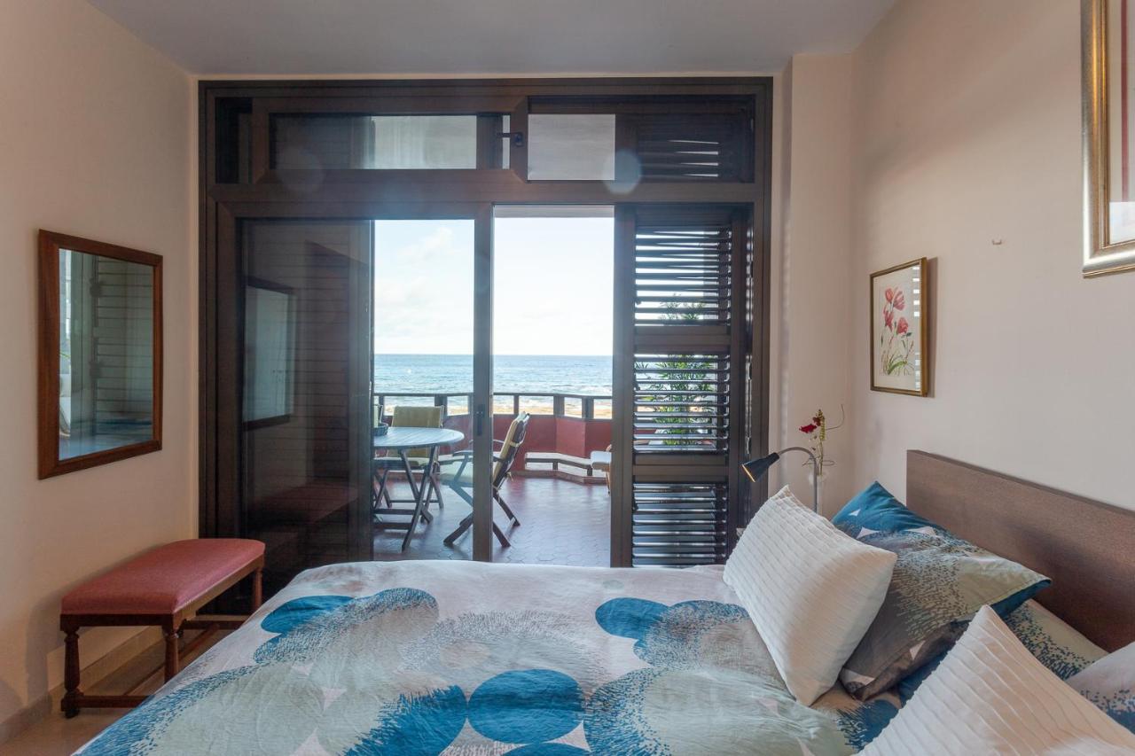 Front Line Beach With Fantastic Terrace. 特尔德 外观 照片