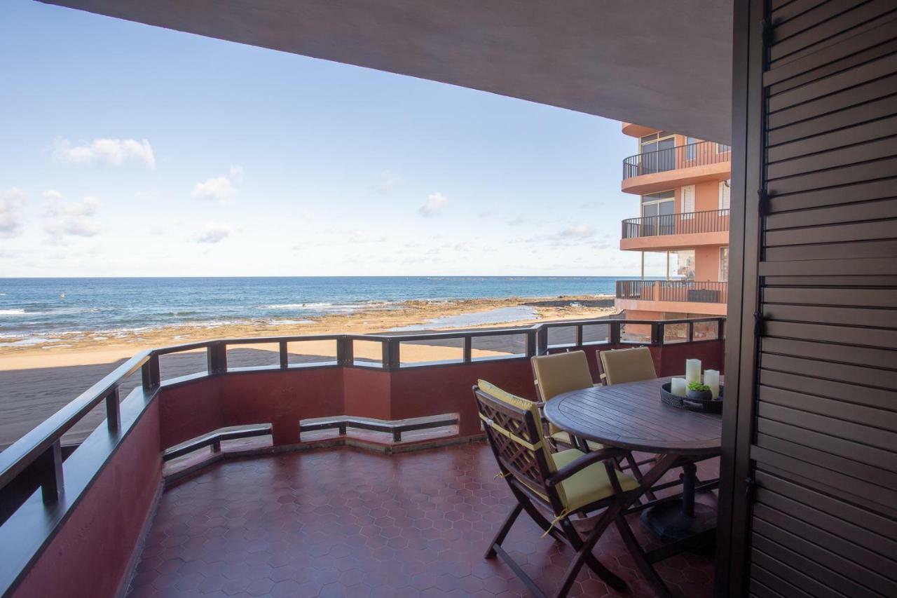 Front Line Beach With Fantastic Terrace. 特尔德 外观 照片