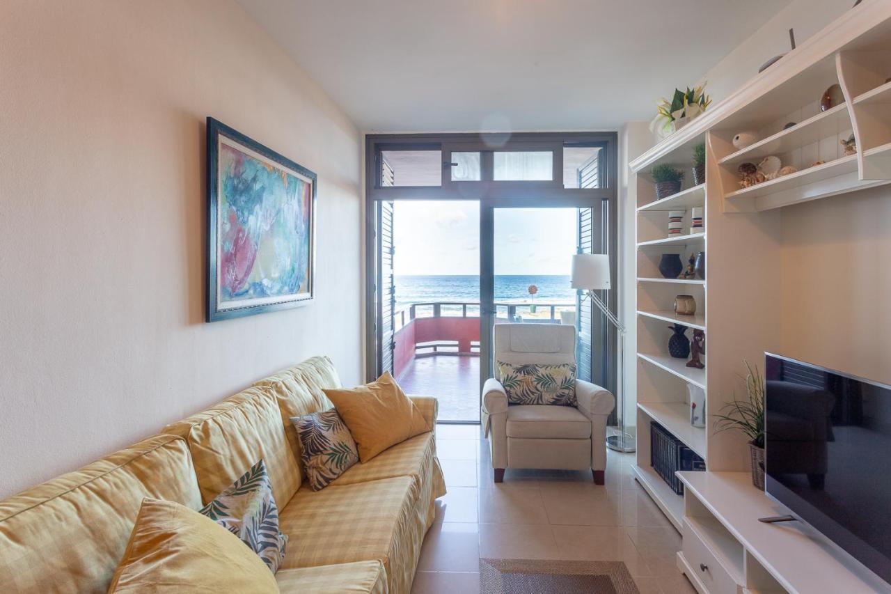 Front Line Beach With Fantastic Terrace. 特尔德 外观 照片